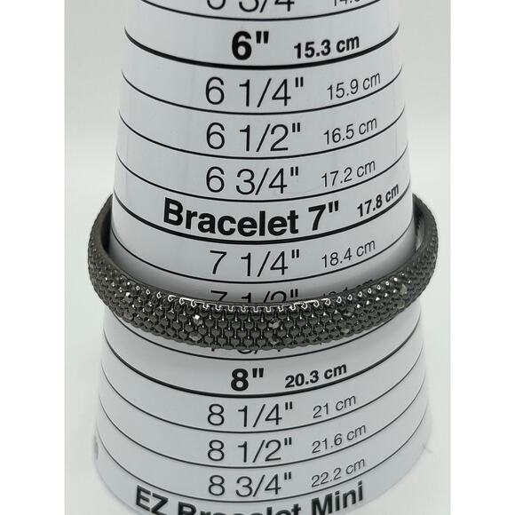 Marked NRQ Gun Metal Bolo Bracelet - Picture 4 of 8